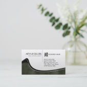 Carte De Visite Réalisateur de l'agent immobilier (Debout devant)