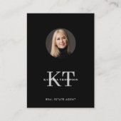 Carte De Visite Réalisateur de photo immobilier professionnel Noir (Devant)