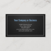 Carte De Visite Réalisateur de production cinématographique (Dos)