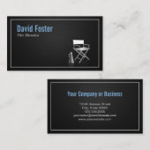 Carte De Visite Réalisateur de production cinématographique (Devant / Derrière)