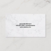 Carte De Visite Réalisateur de propriétés | Salon | Code-barres QR (Dos)