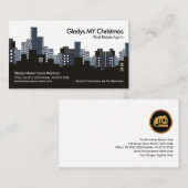 Carte De Visite Réalisateur de soins à domicile Silhouette de la l (Devant / Derrière)