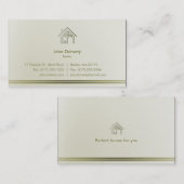 Carte De Visite Réalisateur | Maison moderne (Devant / Derrière)