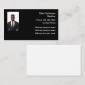 Carte De Visite Réalisateur photo Afro-Américain (Devant / Derrière)