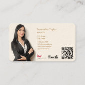 Carte De Visite Réalisateur professionnel moderne Insérer une mais (Dos)