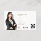 Carte De Visite Réalisateur professionnel moderne Insérer une mais (Dos)