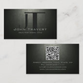 Carte De Visite Réaliseur monographique simple et personnalisé (Devant / Derrière)