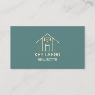 Carte de visite Réaltor Avec Conception Minimalist