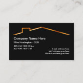 Carte De Visite Realtor classique ou services à domicile (Devant)