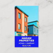 Carte De Visite Realtor de l'agent immobilier professionnel (QR Ph (Devant)