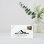 Carte De Visite Realtor devant la maison | Propriétés (Debout devant)