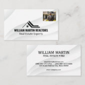 Carte De Visite Realtor devant la maison | Propriétés (Devant / Derrière)