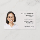 Carte De Visite Realtor Gold Key courtier hypothécaire professionn (Dos)