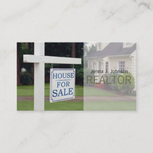 Carte De Visite Realtor, Immobilier, Maison de l'agence