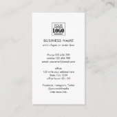 Carte De Visite Realtor Modern professionnel QR code photo (Dos)