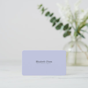 Carte De Visite Realtor Moderne Promotionnel bleu élégant simple