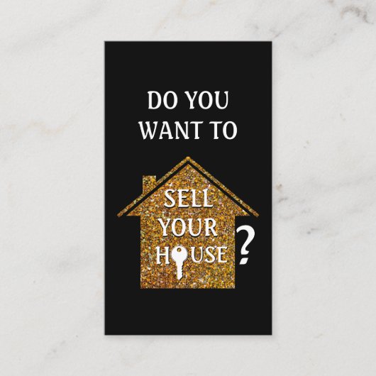 Carte De Visite Realtor NOUS ACHETONS DES MAISONS (Devant)