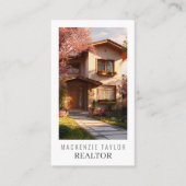 Carte De Visite Realtor Photo Professional Personalized QR Code (Devant)