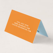 Carte De Visite Realtor (QRCode) Real Estate & House Broker (Dos)