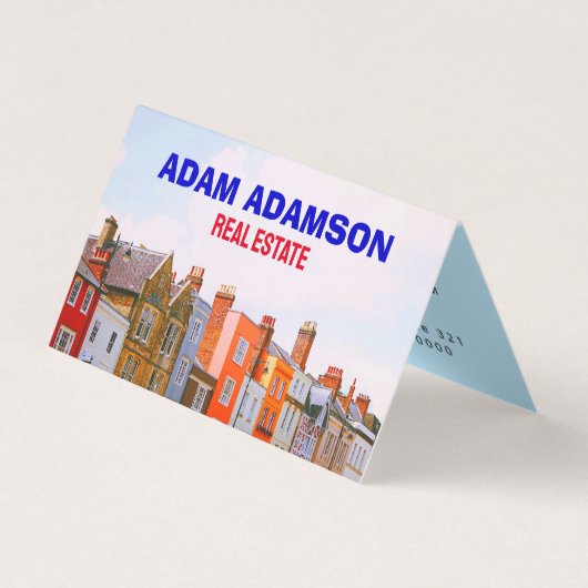 Carte De Visite Realtor (QRCode) Real Estate & House Broker (Devant)