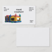 Carte De Visite rebondissez la location de maison, NAMECOMPANY, (Devant / Derrière)