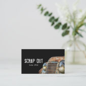 Carte De Visite Rebut Retrait de triage de métal Retrait de la jon (Debout devant)