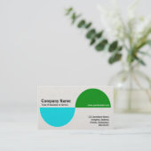 Carte De Visite Recents alternatifs II - Bleu et vert (Debout devant)