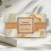 Carte De Visite Recette de cuisine en marbre crème en granit