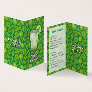 Carte De Visite Recette de Mojito