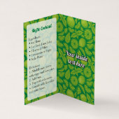 Carte De Visite Recette Mojito (Intérieur)