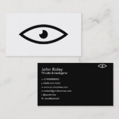 Carte De Visite Receveur d'oeil (Devant / Derrière)