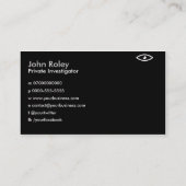 Carte De Visite Receveur d'oeil (Dos)