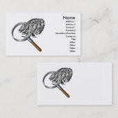 Carte De Visite recherche de détection d'empreinte digitale et de (Devant / Derrière)