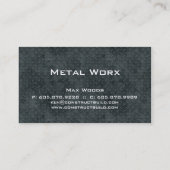 Carte de visite Recherché de mitraille (Dos)