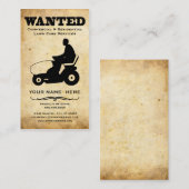 Carte De Visite recherché : services d'entretien de pelouse (Devant / Derrière)