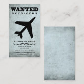 Carte De Visite recherché : skieurs (Devant / Derrière)