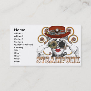 Carte De Visite recherche steampunk art de collage steampunk