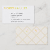 Carte De Visite Rechtsanwälte Visitenkarte (Devant / Derrière)