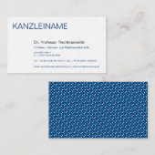 Carte De Visite Rechtsanwälte Visitenkarte (Devant / Derrière)