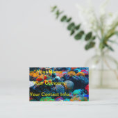 Carte De Visite Récif coralien tropical sous-marin (Debout devant)
