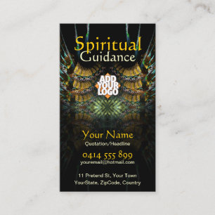 Carte De Visite Récolte d'automne Guidance Spirituel Holistique