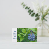 Carte De Visite Récolte de bleuets (Debout devant)