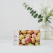 Carte De Visite récolte de pommes (Debout devant)
