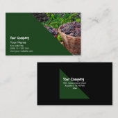 Carte De Visite Récolte de raisin (Devant / Derrière)