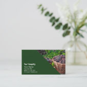 Carte De Visite Récolte de raisin (Debout devant)