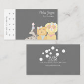 Carte De Visite Récompense de logos de personnage moderne Pet Groo (Devant / Derrière)