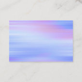 Carte De Visite Récompenses génériques bleues et roses  (Dos)