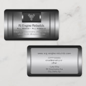 Carte De Visite Reconstructions de moteur - métal de faux, Phoenix (Devant / Derrière)