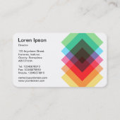 Carte De Visite Recouvrements de couleurs (Dos)