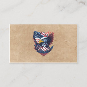 Carte De Visite Recrutement des forces armées militaires USA